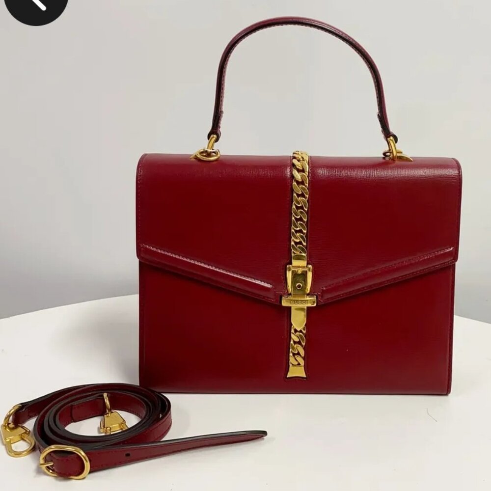Gucci Sylvie Leather Tophandle